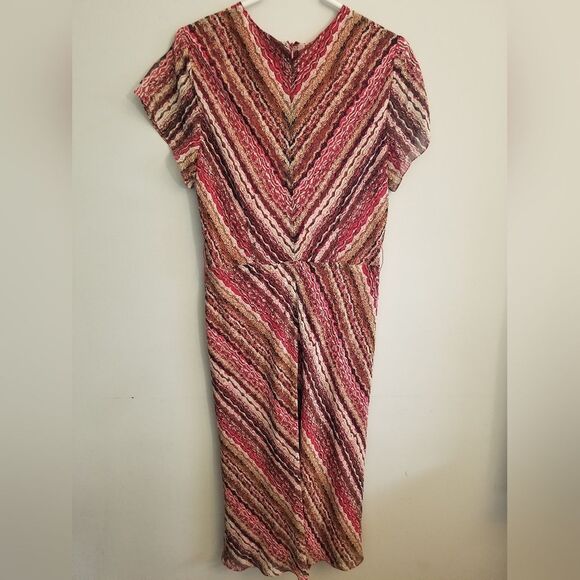 Vtg Y2K Papell Boutique Silk Dress size 14 - Picture 2 of 3